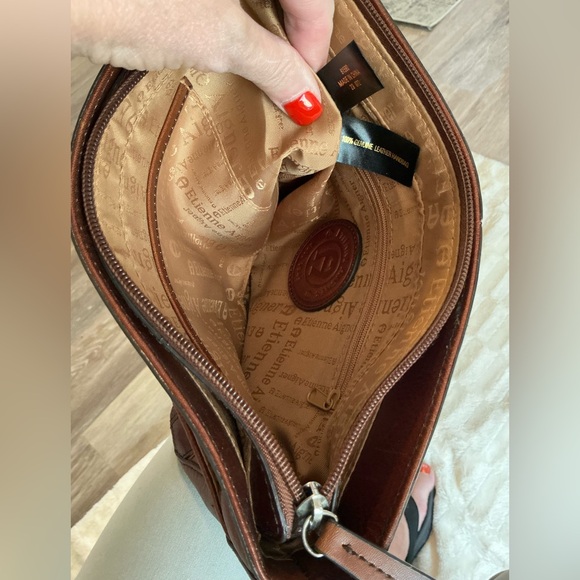 Etienne Aigner “Salerno Patchwork Collection” Leather Bag - Picture 9 of 11